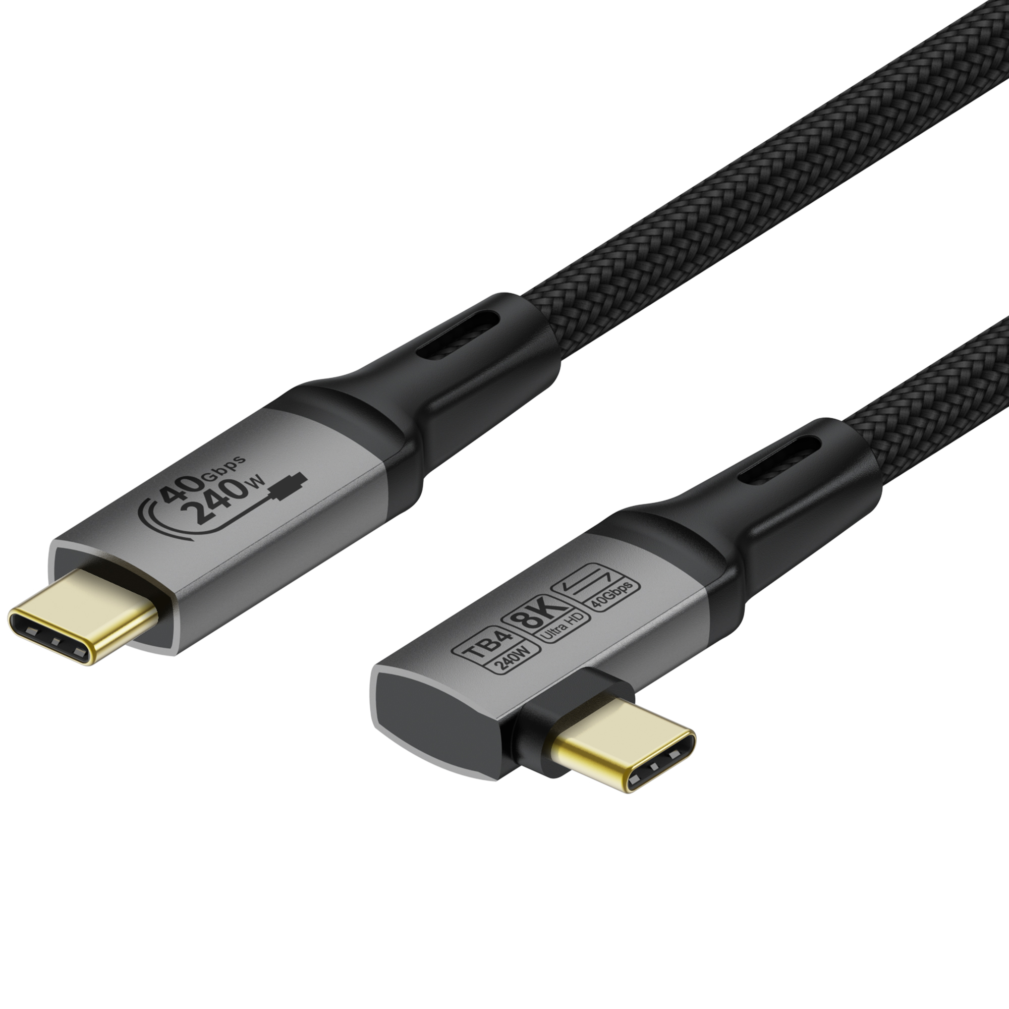 Thunderbolt 4 Cable Right Angle